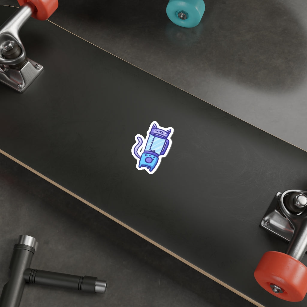 Blender Cat Die-Cut Sticker