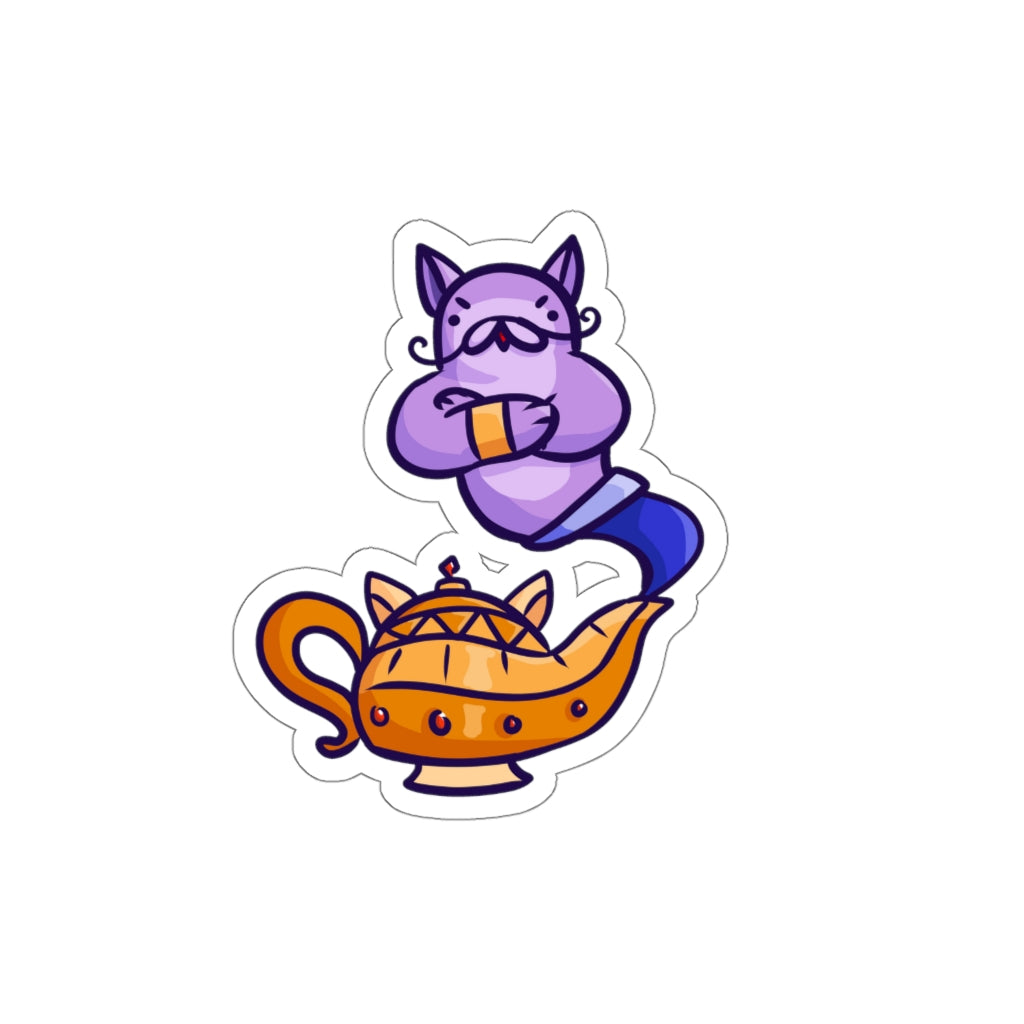 Djinn Cat Die-Cut Sticker