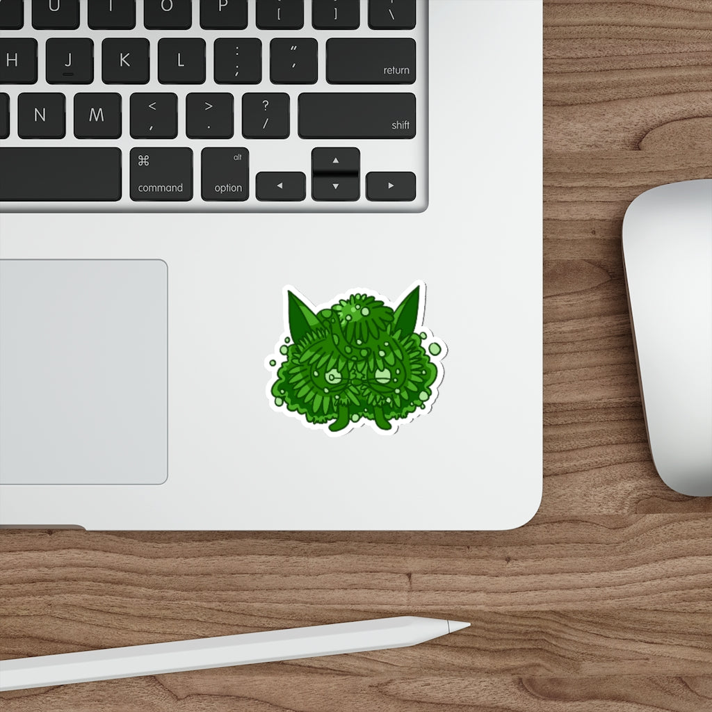 Bush Cat Die-Cut Sticker