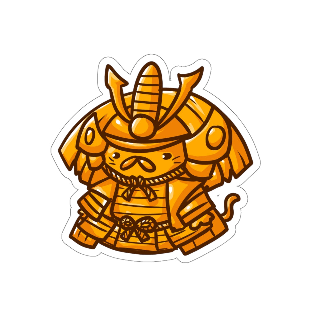 Shogun Cat Die-Cut Sticker