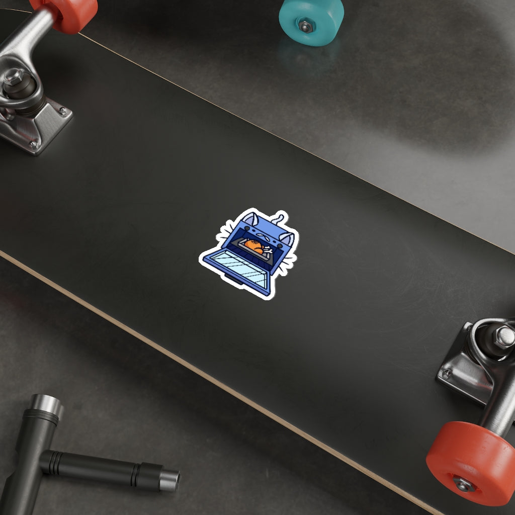 Oven Cat Die-Cut Sticker
