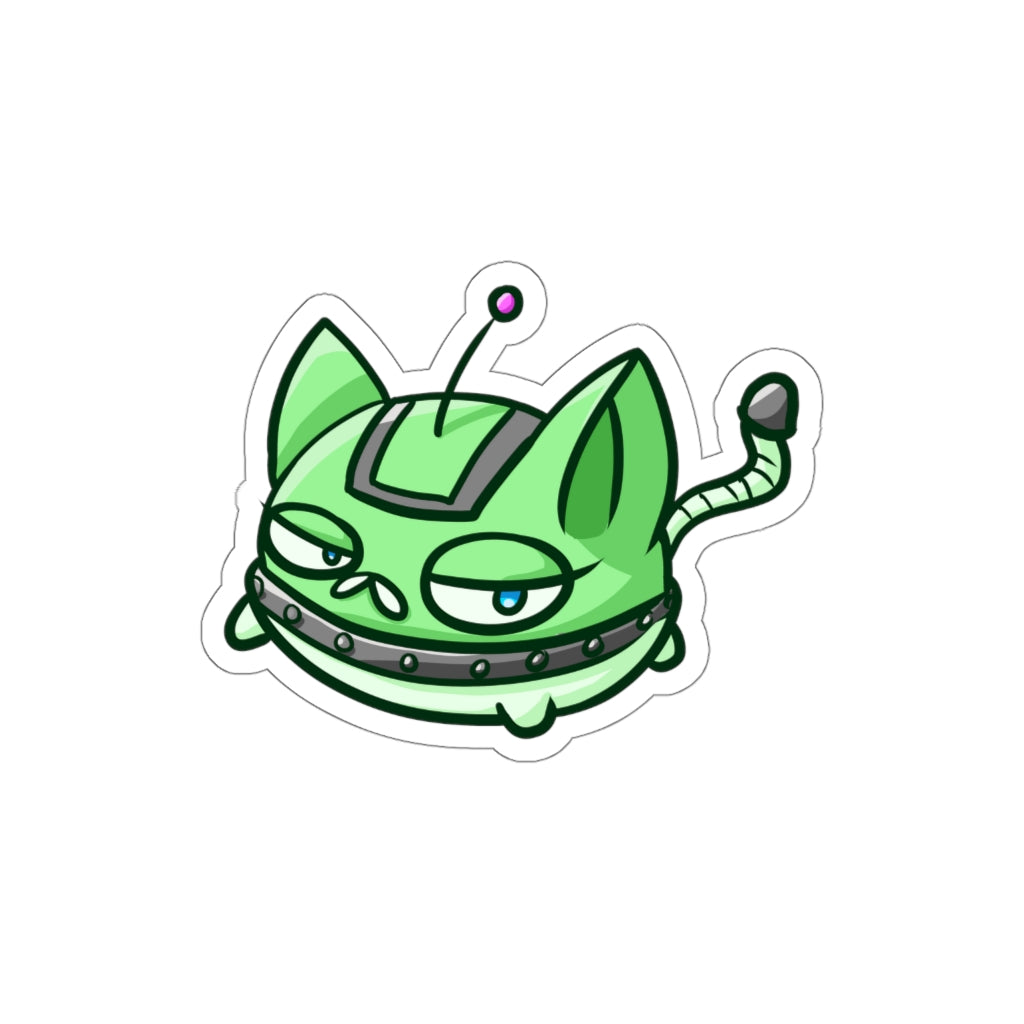 Vacuum Cat Die-Cut Sticker