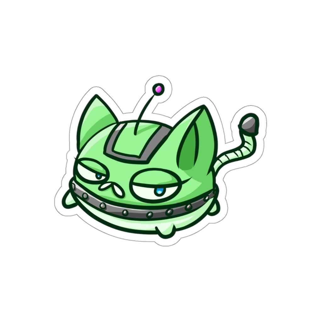 Vacuum Cat Die-Cut Sticker