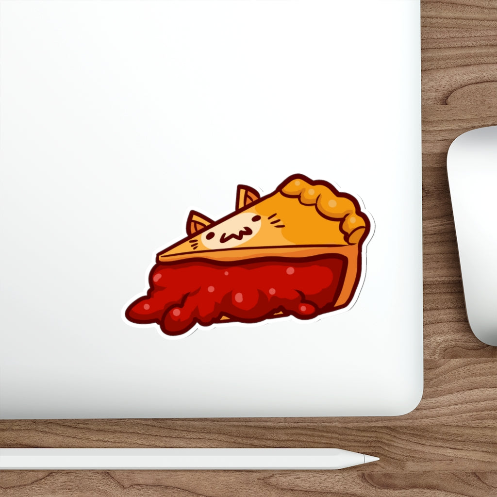 Berry Pie Cat Die-Cut Sticker