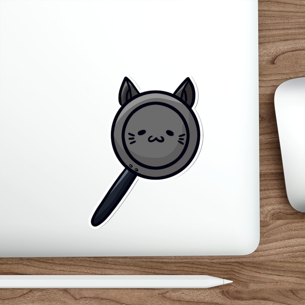 Pan Cat Die-Cut Sticker