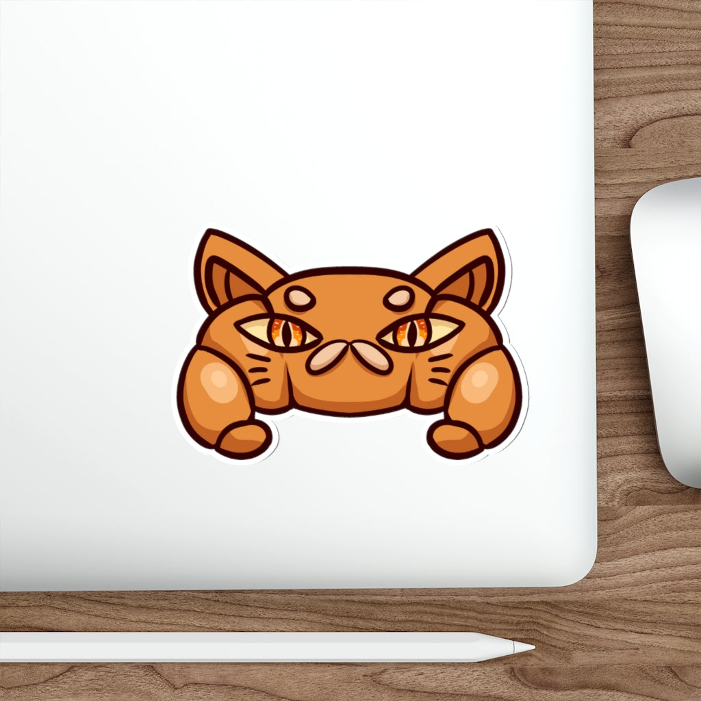 Croissant Cat Die-Cut Sticker