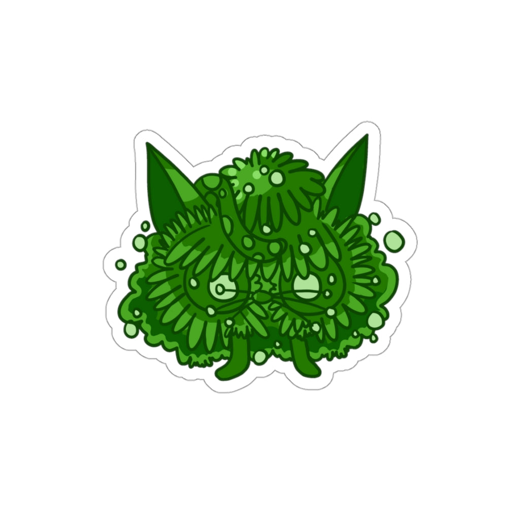Bush Cat Die-Cut Sticker