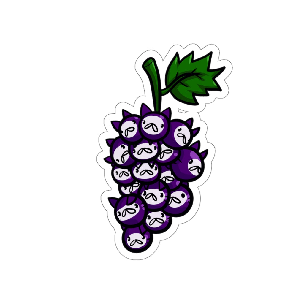 Grape Cats Die-Cut Sticker