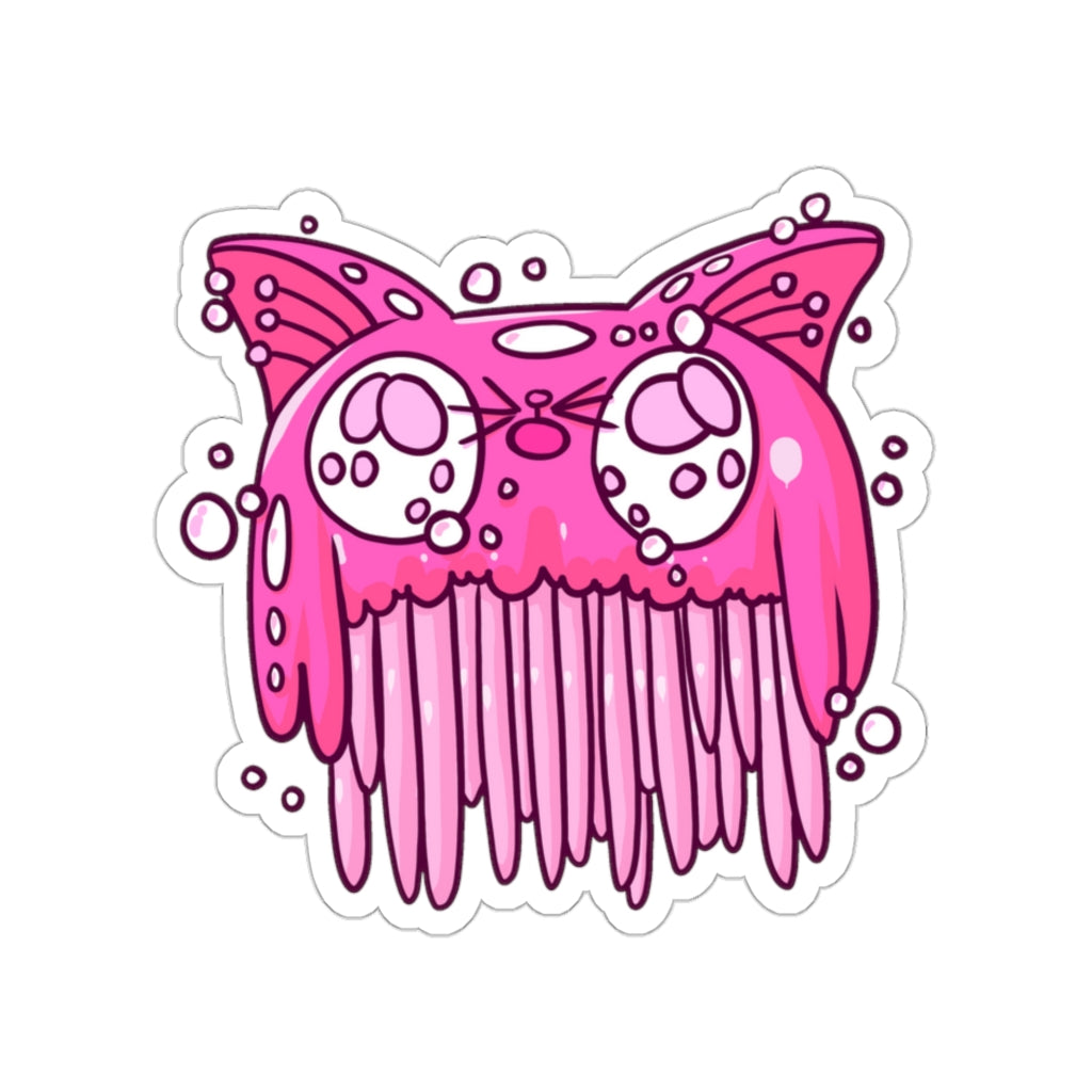 Tentacles Cat Die-Cut Sticker