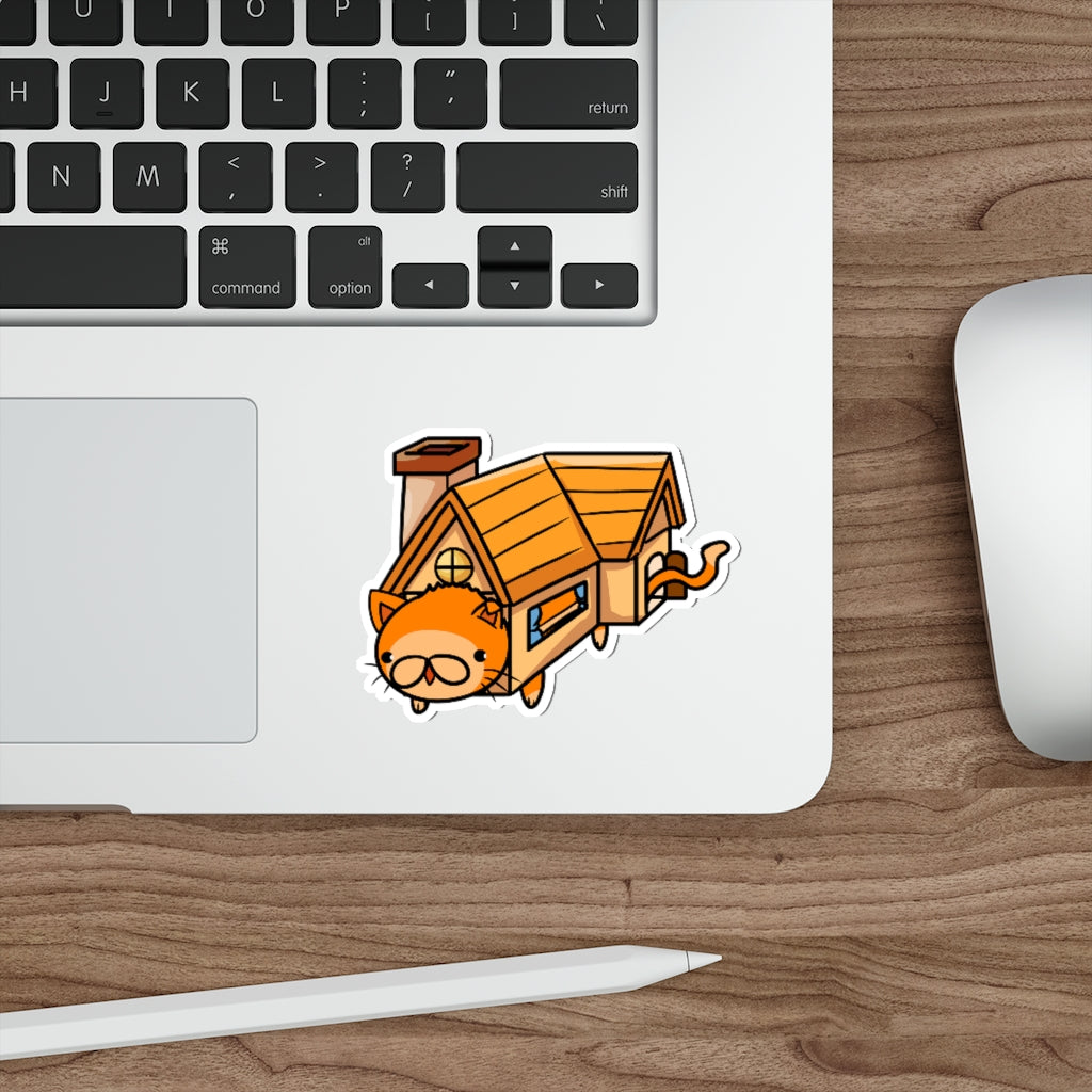 House Cat Die-Cut Sticker