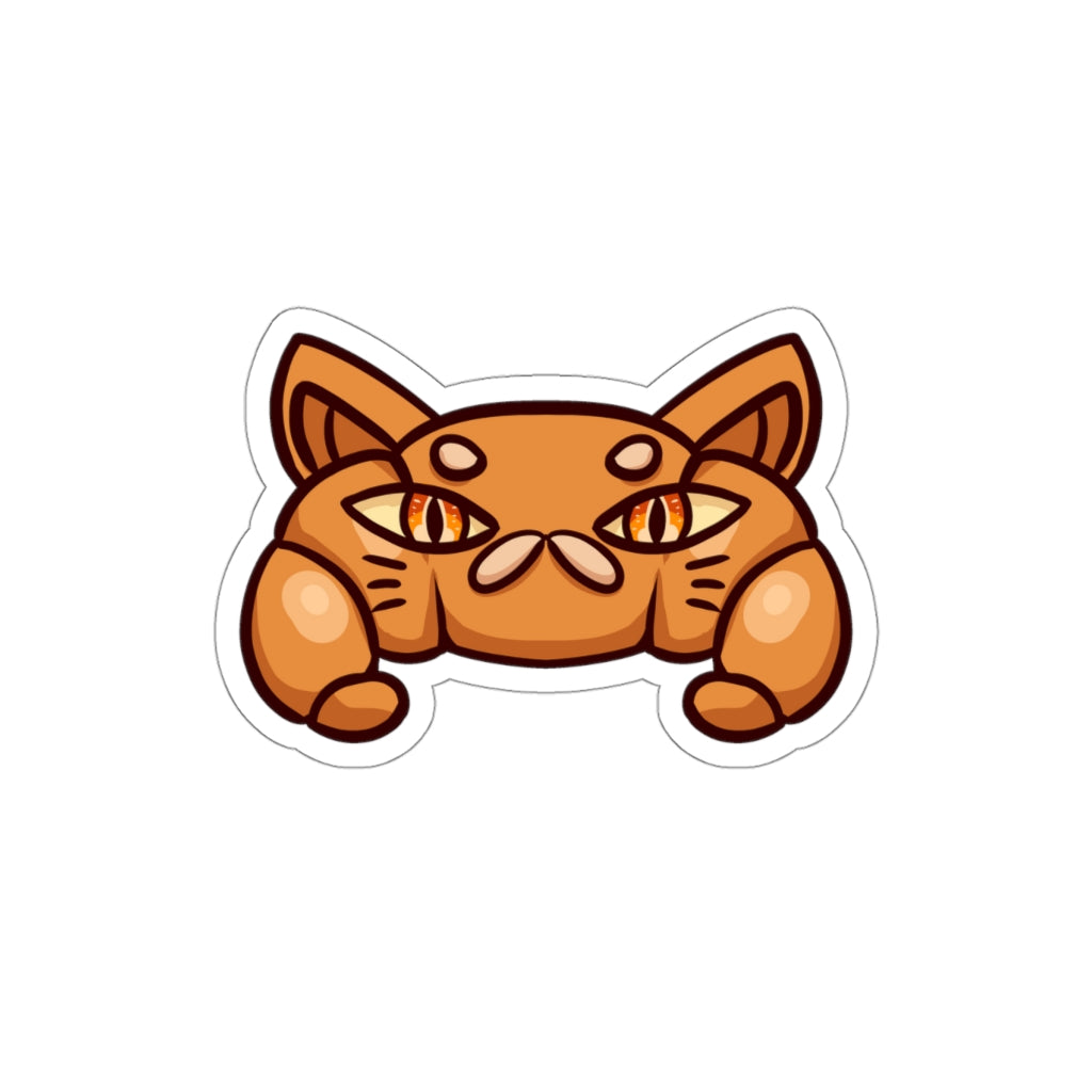 Croissant Cat Die-Cut Sticker