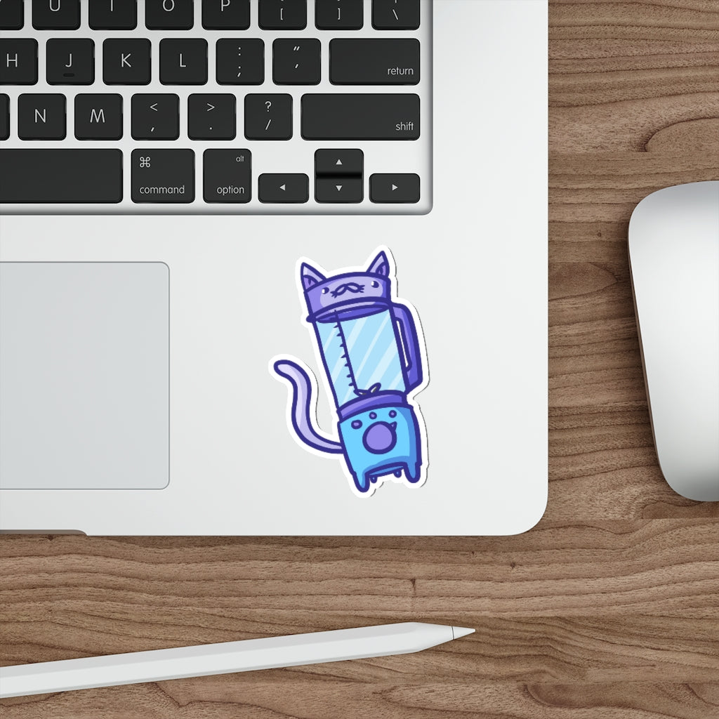 Blender Cat Die-Cut Sticker