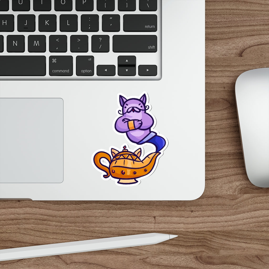 Djinn Cat Die-Cut Sticker