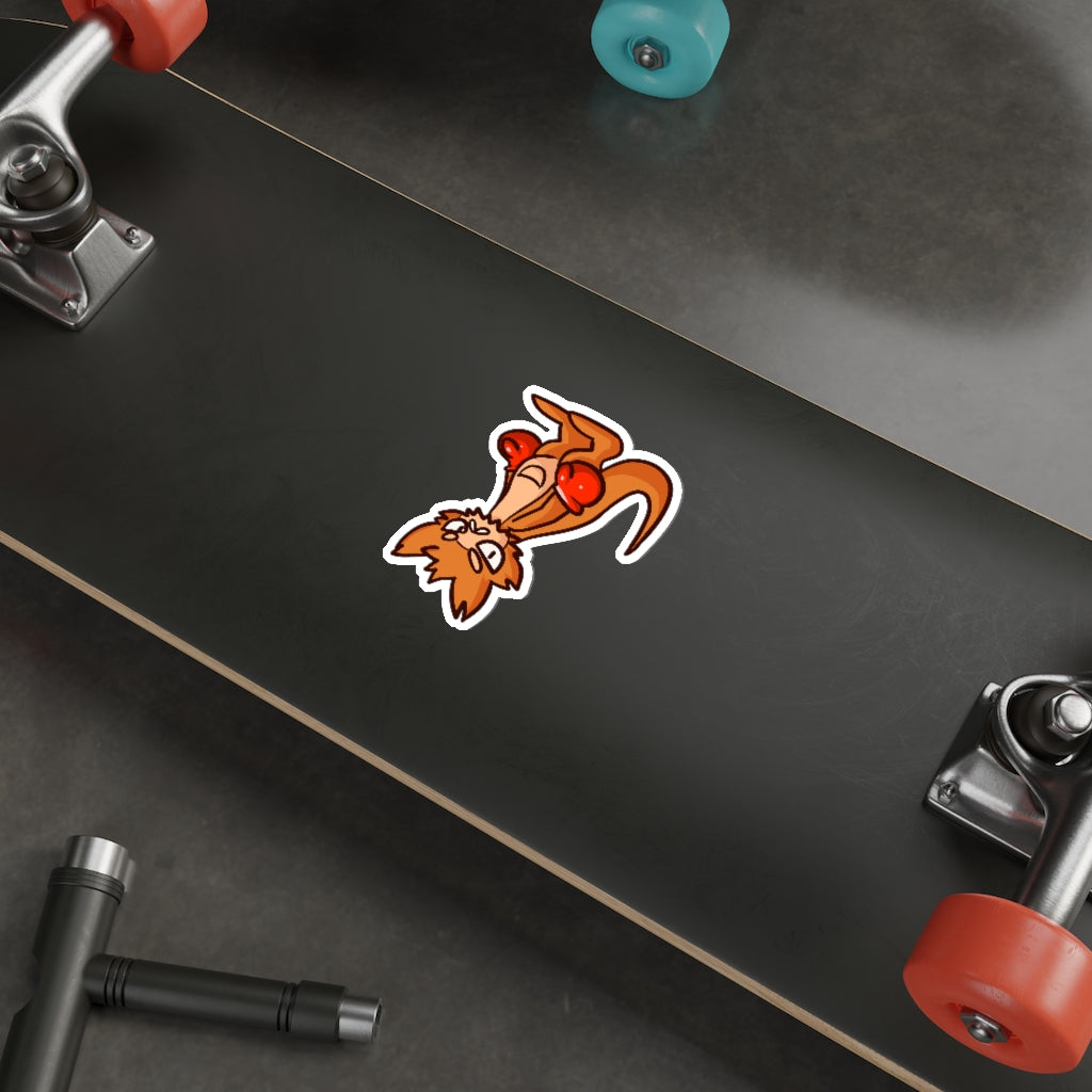 Kangaroo Cat Die-Cut Sticker