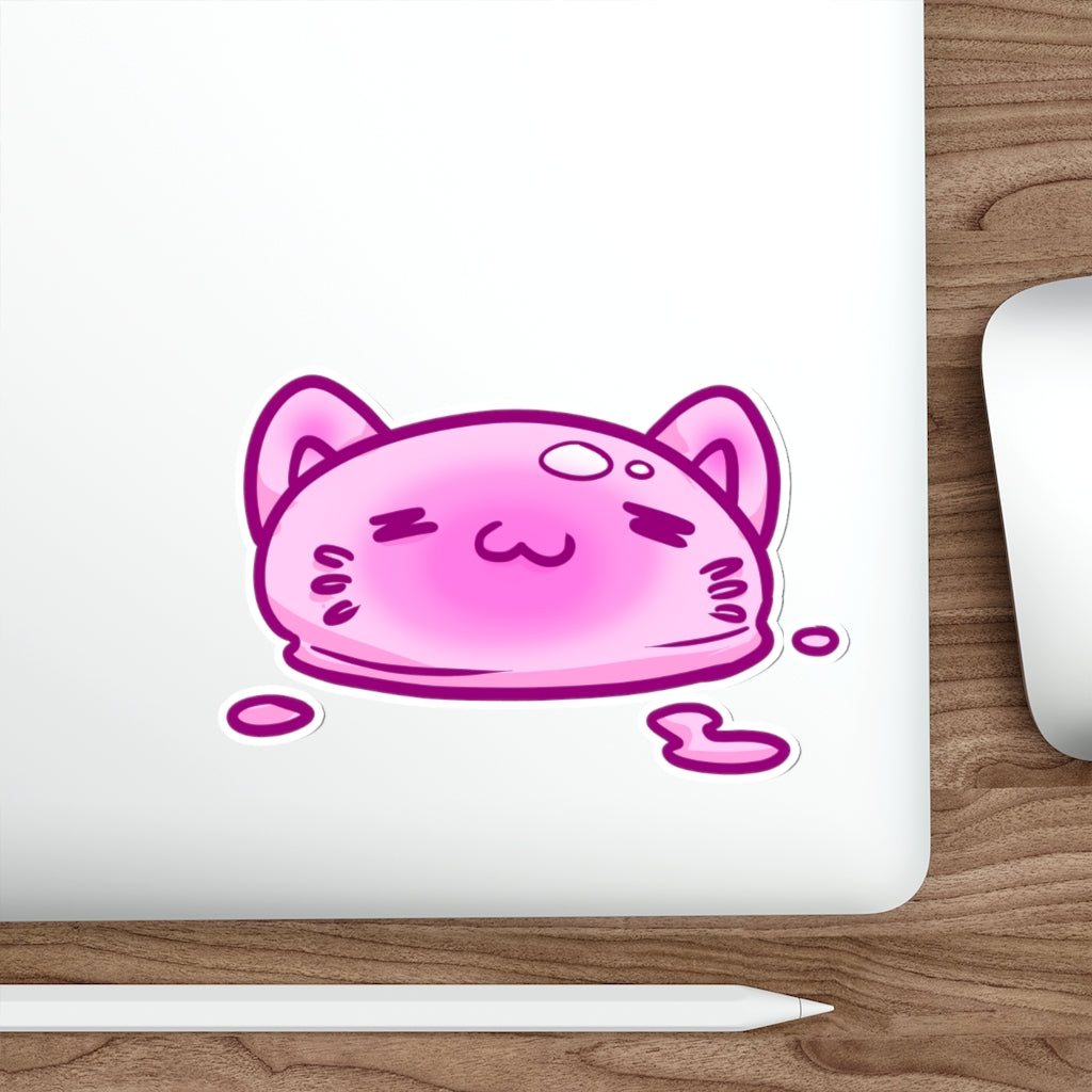 Slime Cat Die-Cut Sticker