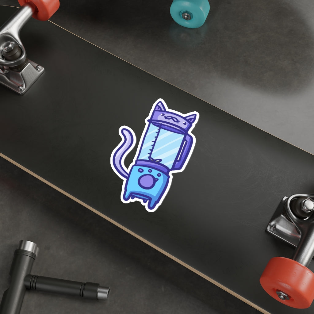 Blender Cat Die-Cut Sticker