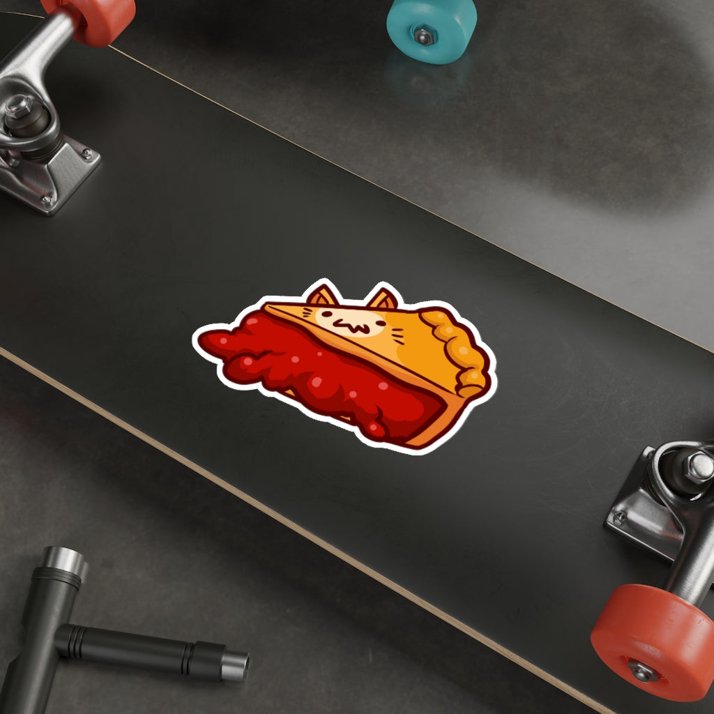 Berry Pie Cat Die-Cut Sticker