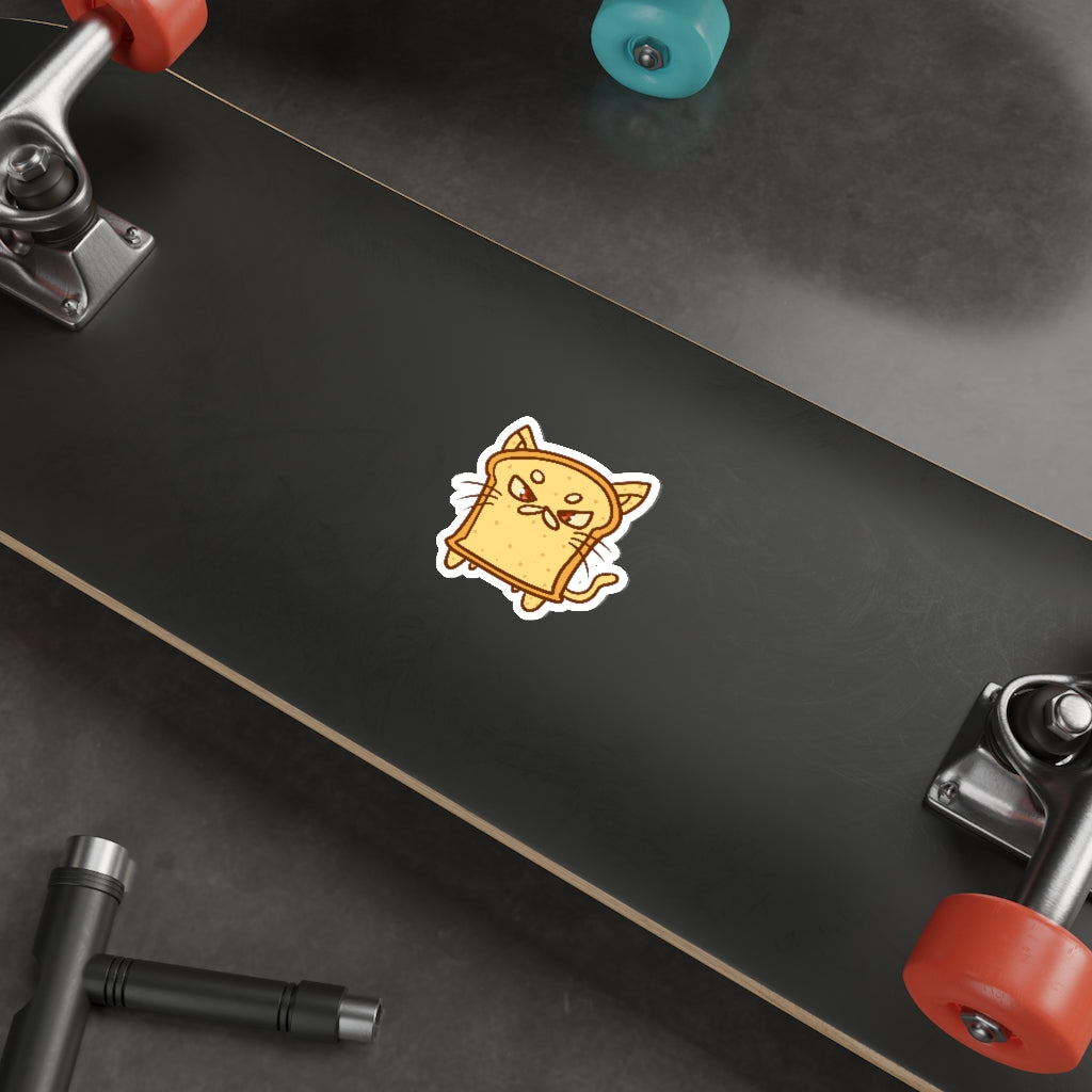 Bread Cat Die-Cut Sticker