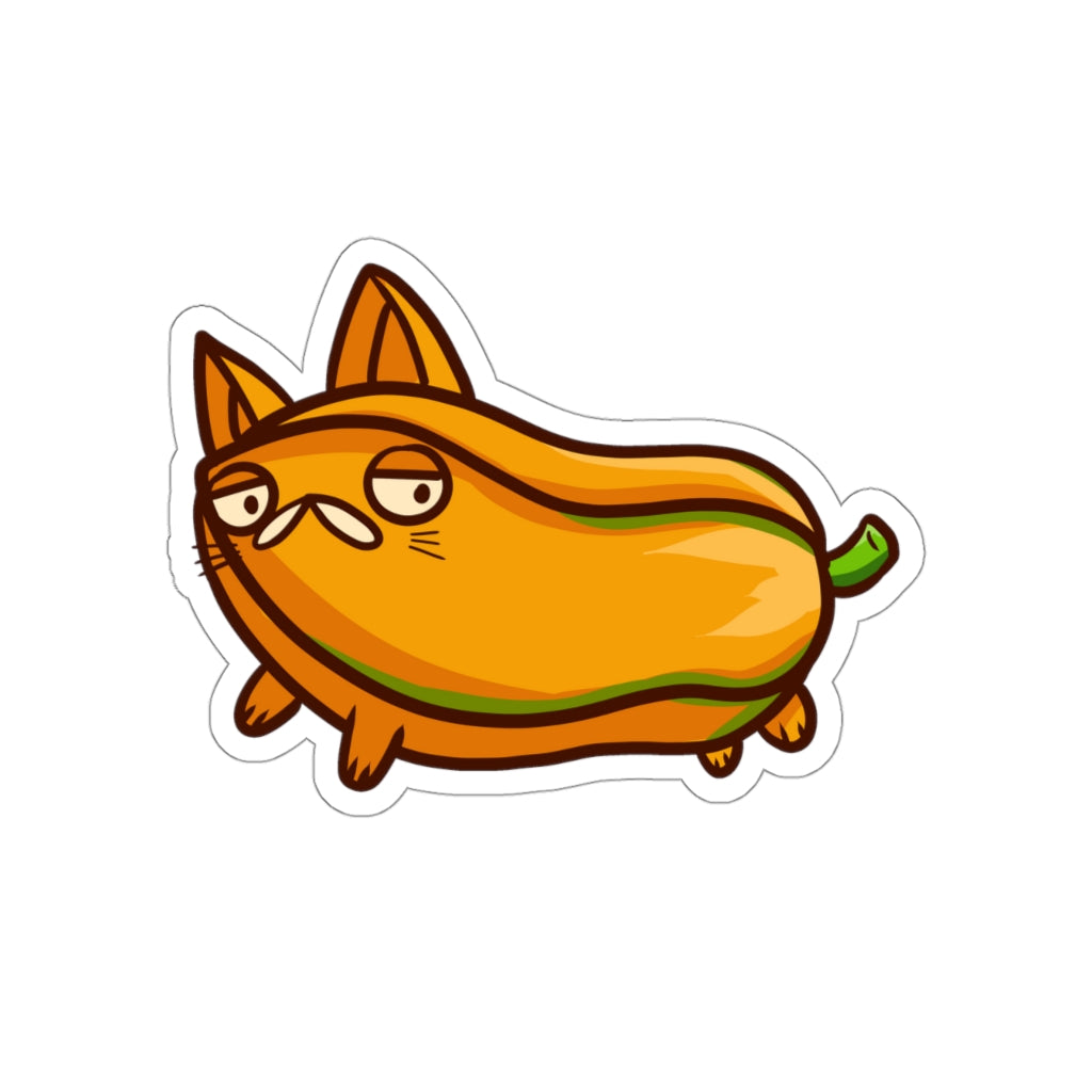 Papaya Cat Die-Cut Sticker