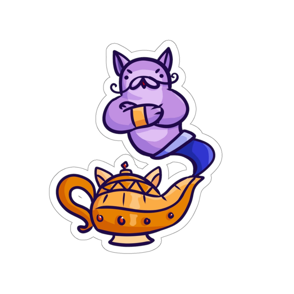 Djinn Cat Die-Cut Sticker