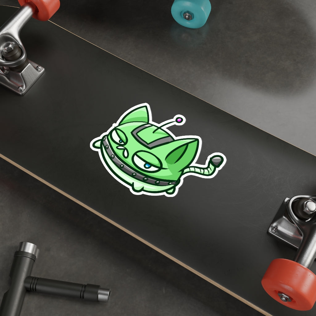 Vacuum Cat Die-Cut Sticker
