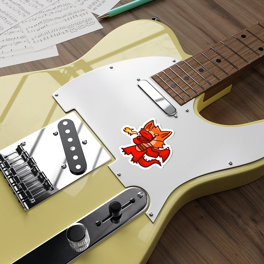 Dragon Cat Die-Cut Sticker
