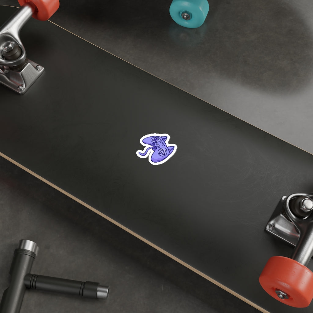 Controller Cat Die-Cut Sticker