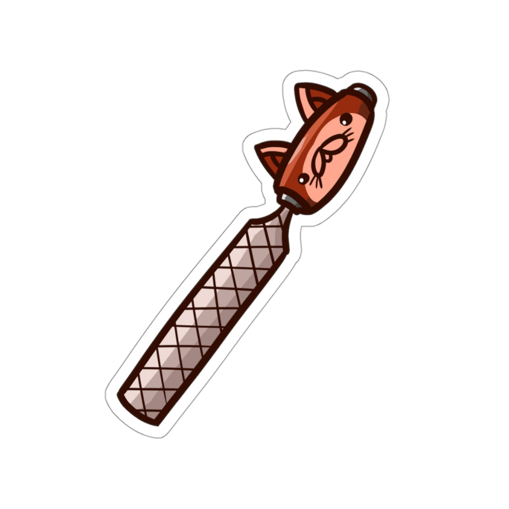 File Cat Die-Cut Sticker