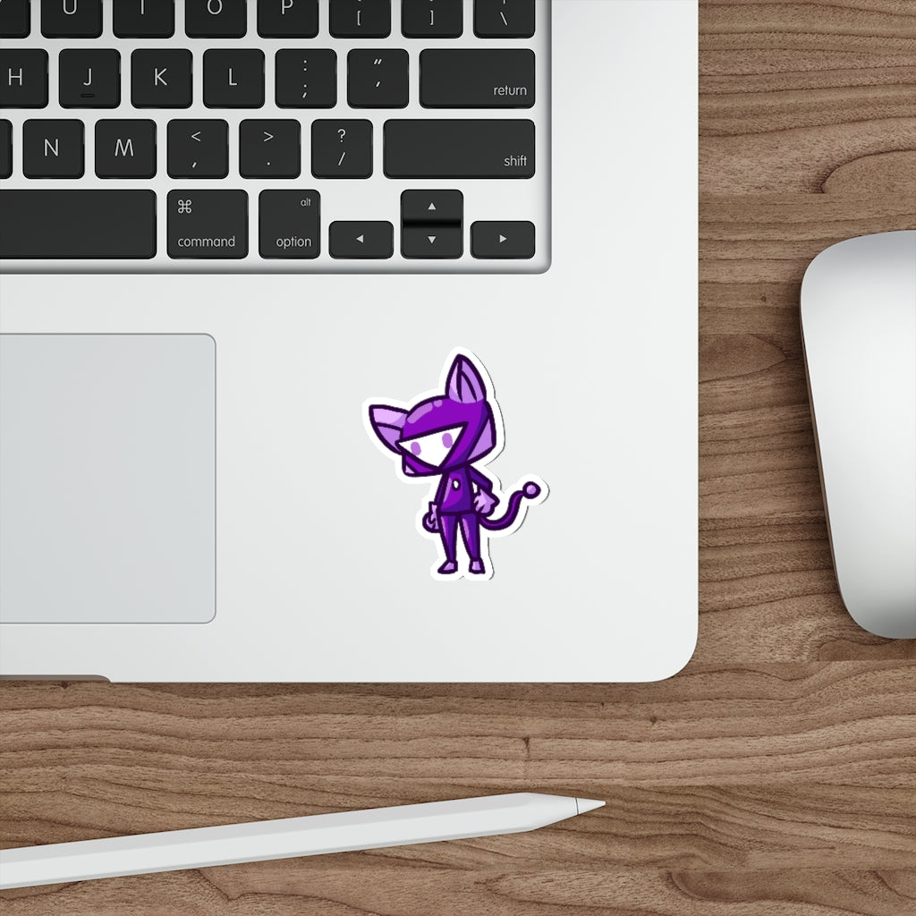 AI Cat Die-Cut Sticker