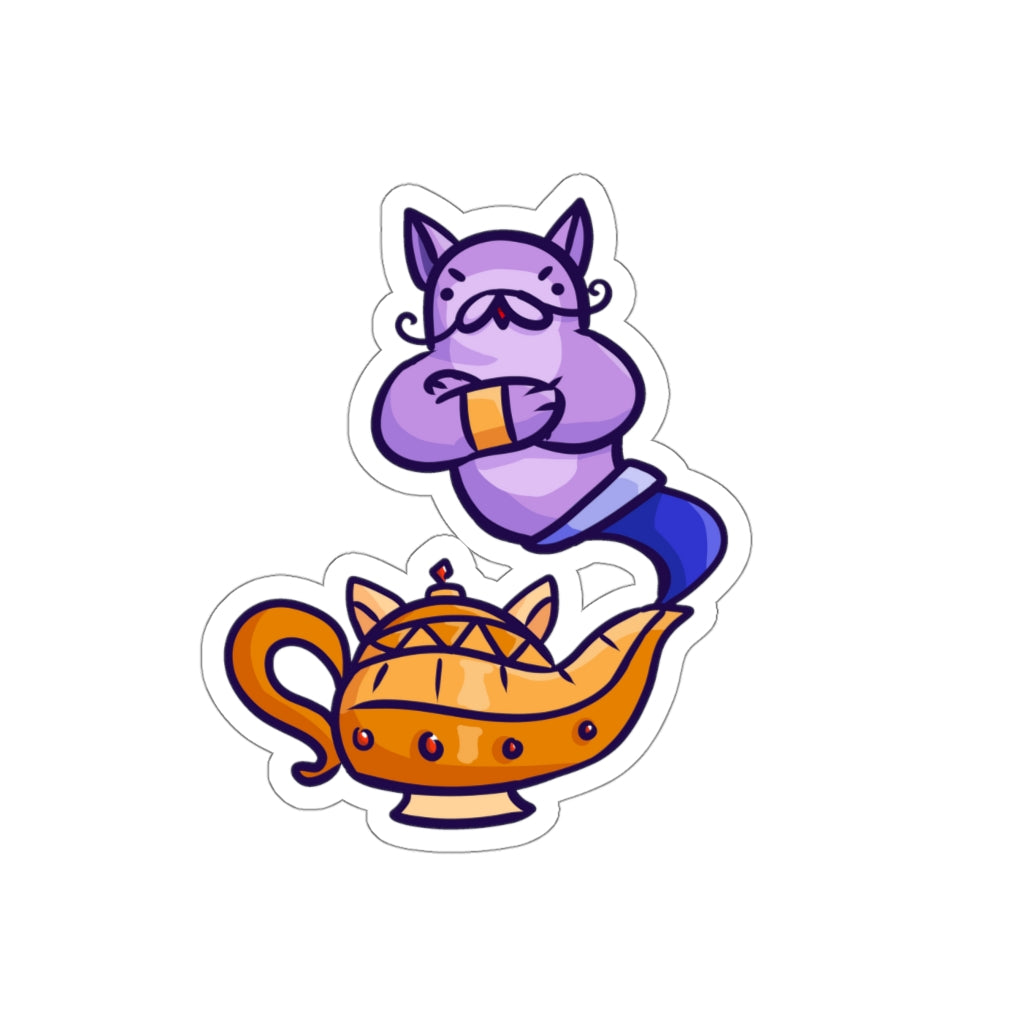 Djinn Cat Die-Cut Sticker