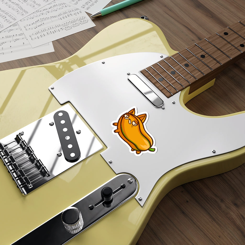 Papaya Cat Die-Cut Sticker
