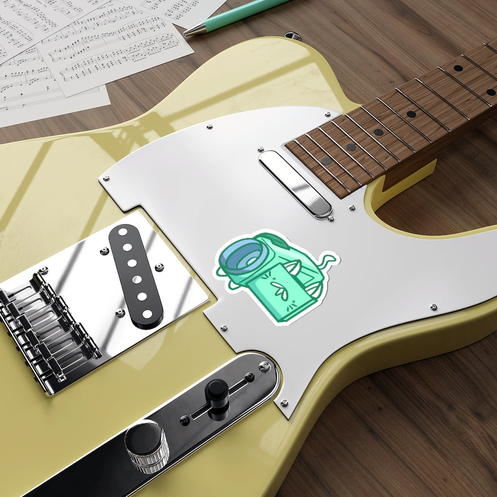 Camcorder Cat Die-Cut Sticker