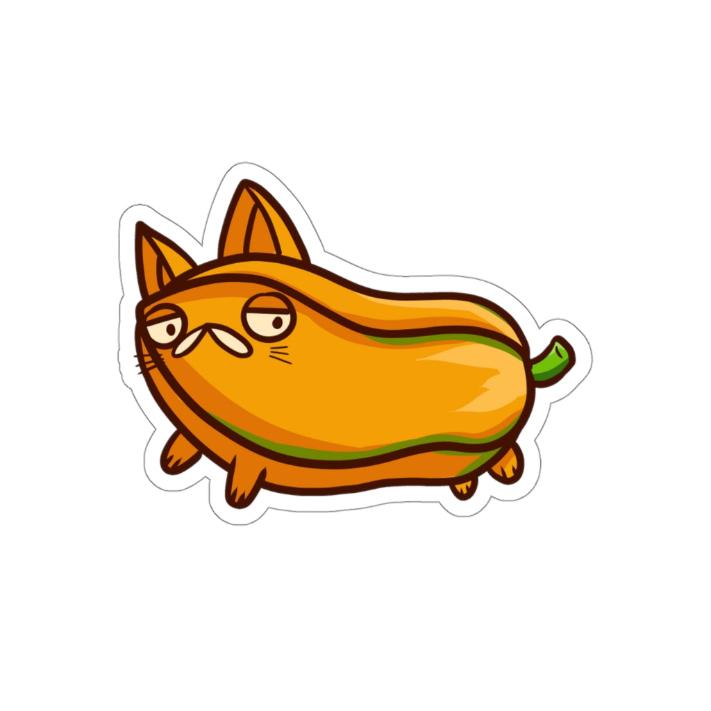 Papaya Cat Die-Cut Sticker