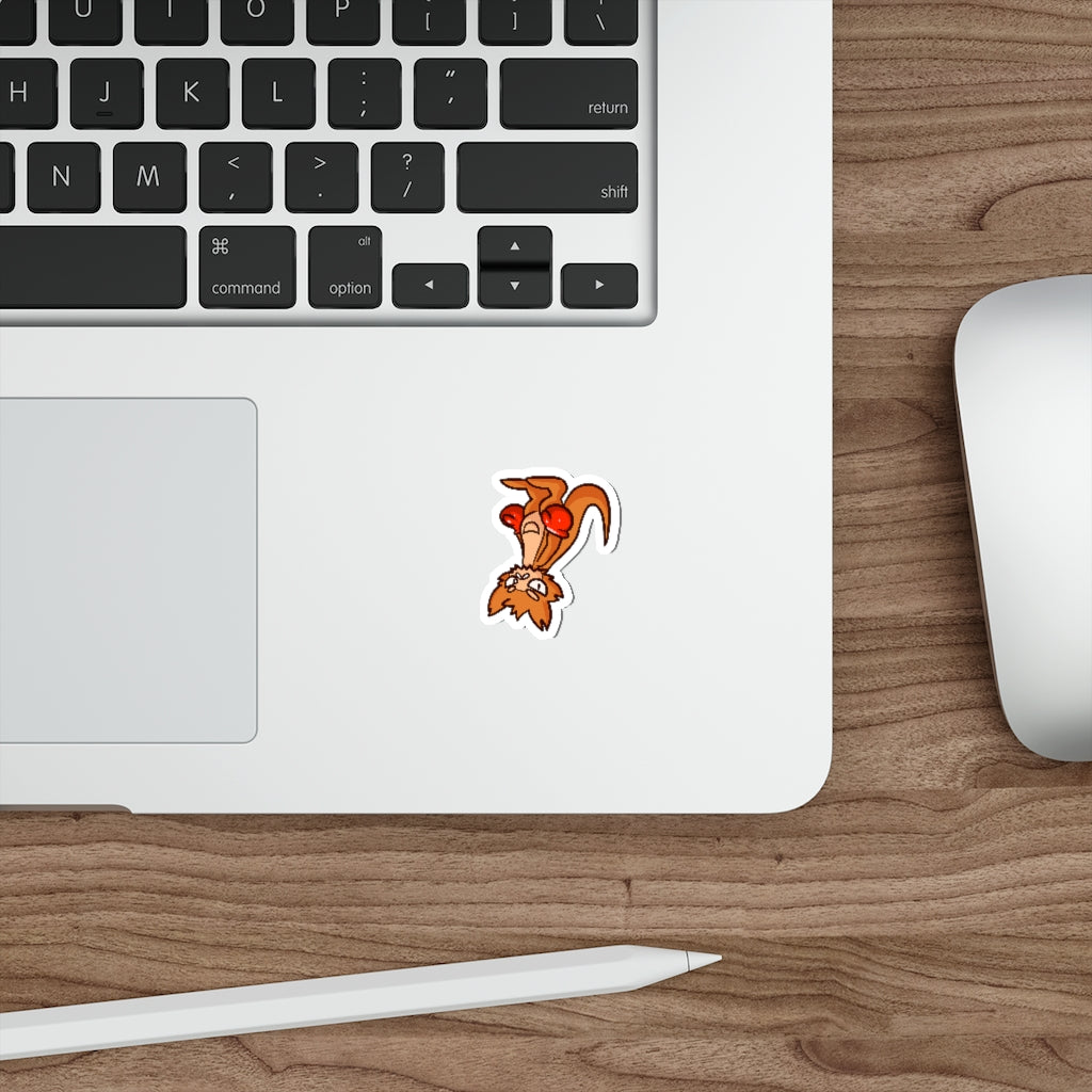 Kangaroo Cat Die-Cut Sticker