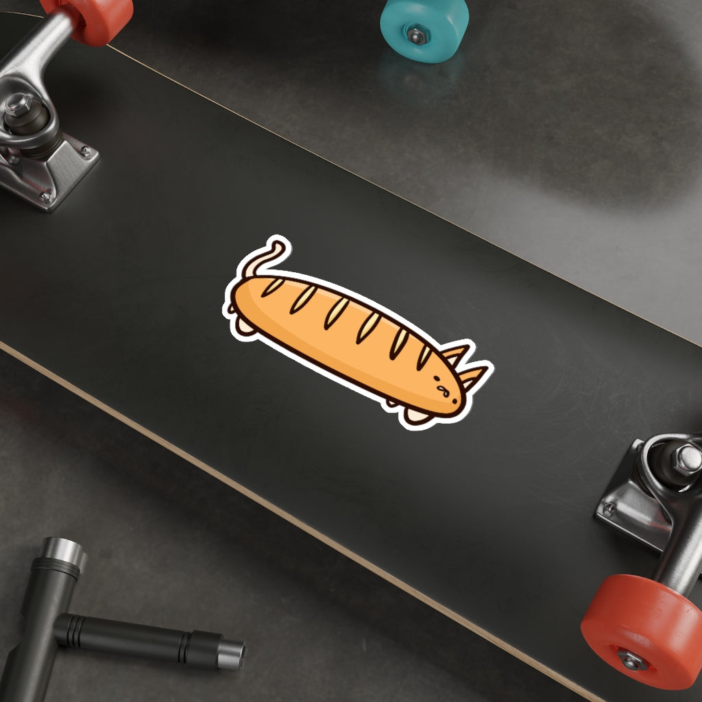 Baguette Cat Die-Cut Sticker