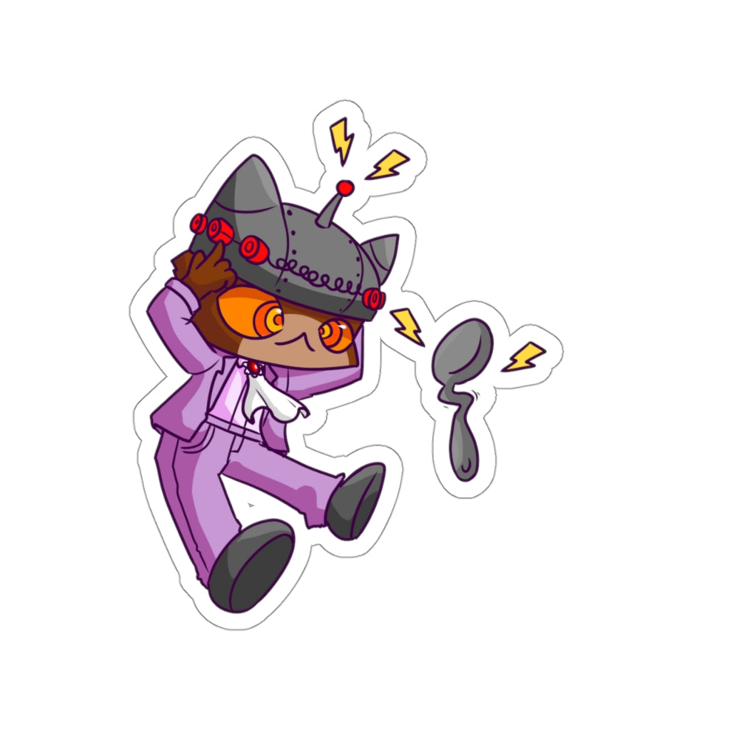 Psychic Cat Die-Cut Sticker