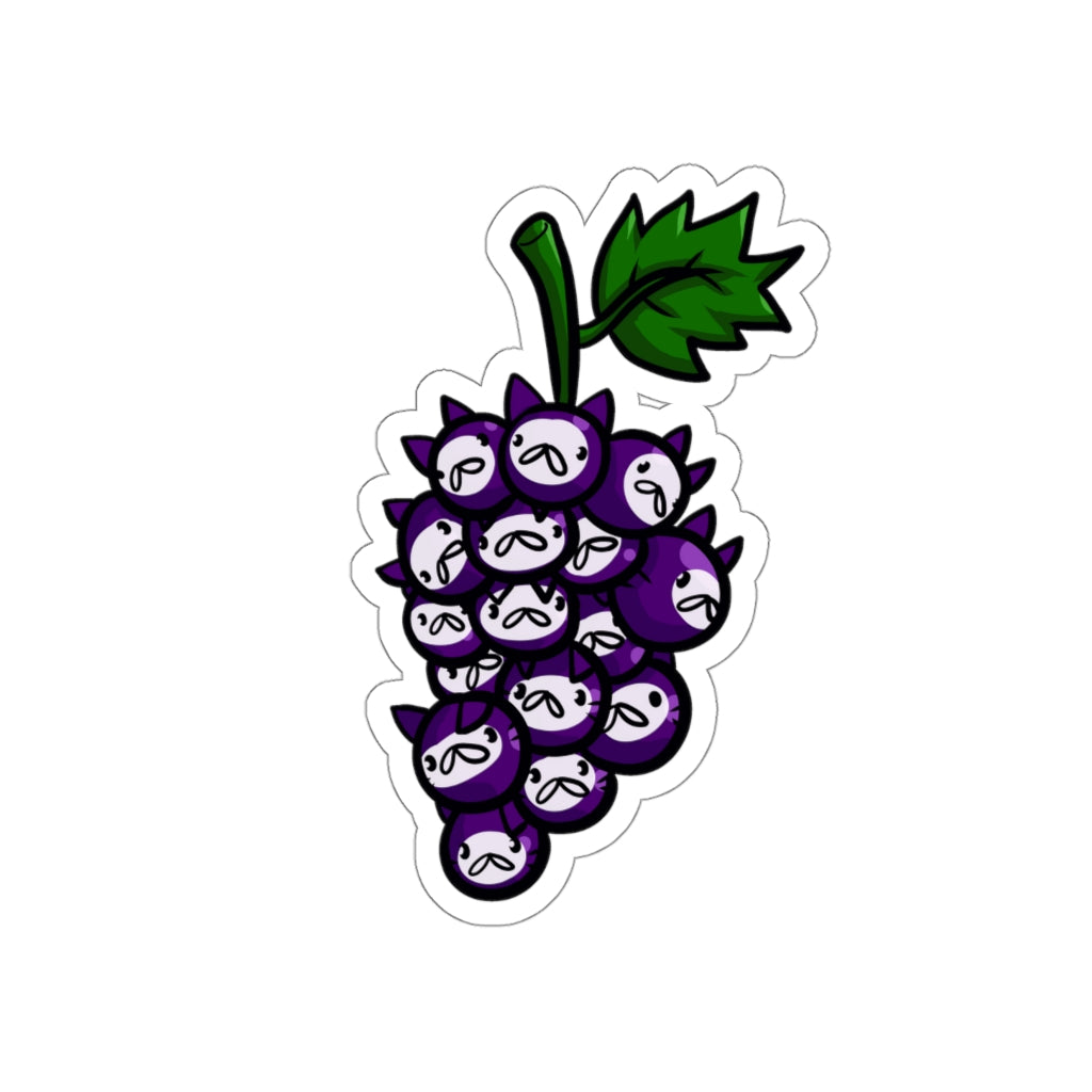 Grape Cats Die-Cut Sticker