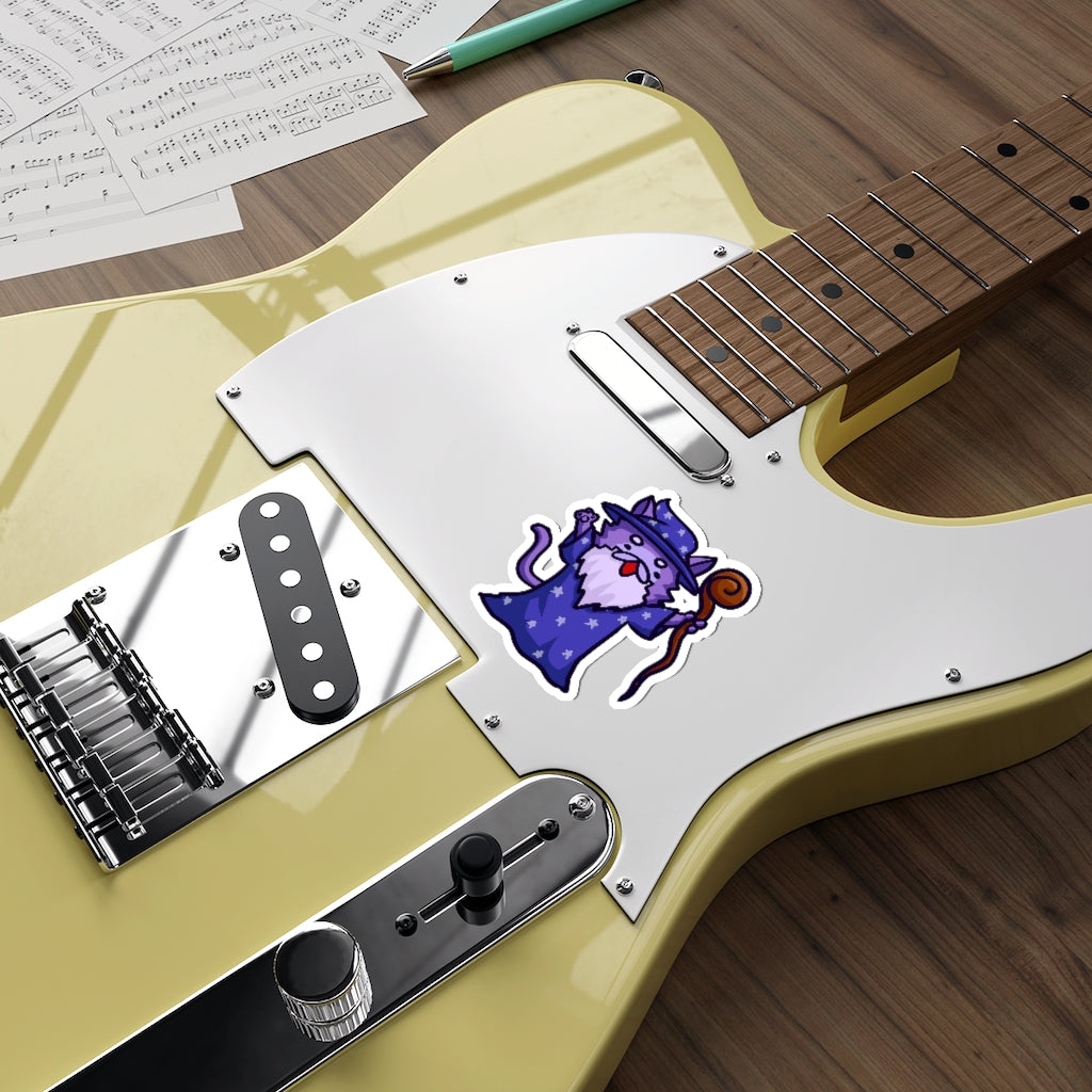 Wizard Cat Die-Cut Sticker