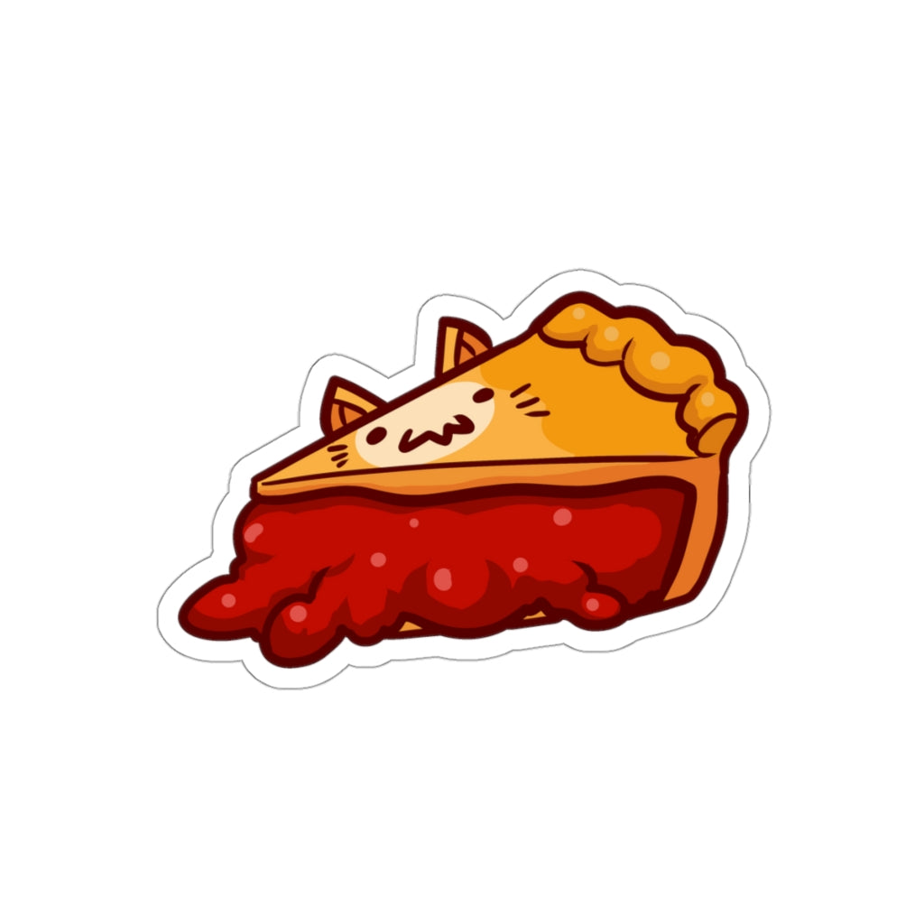 Berry Pie Cat Die-Cut Sticker
