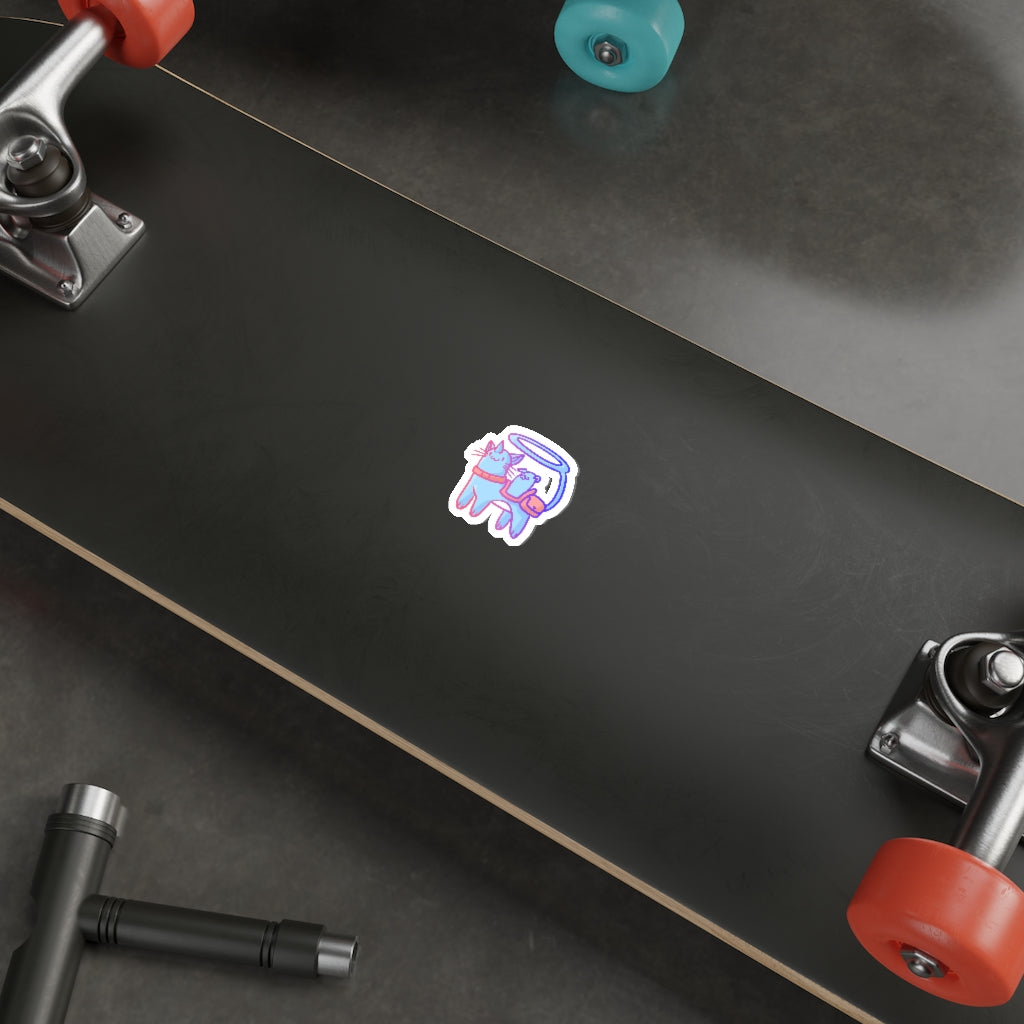 Magical Adventure Cat Die-Cut Sticker