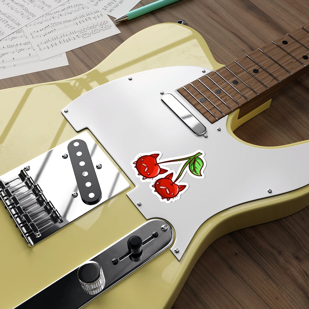 Cherry Cats Die-Cut Sticker
