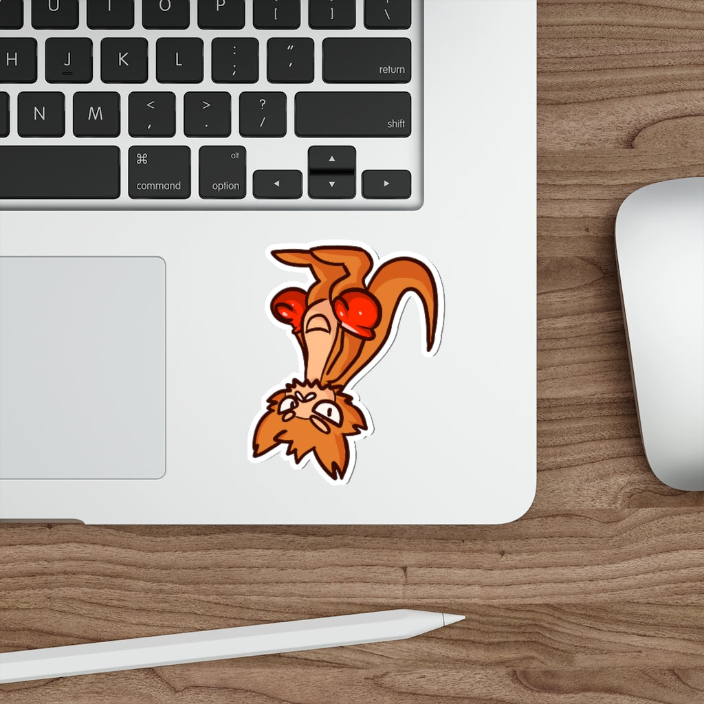 Kangaroo Cat Die-Cut Sticker