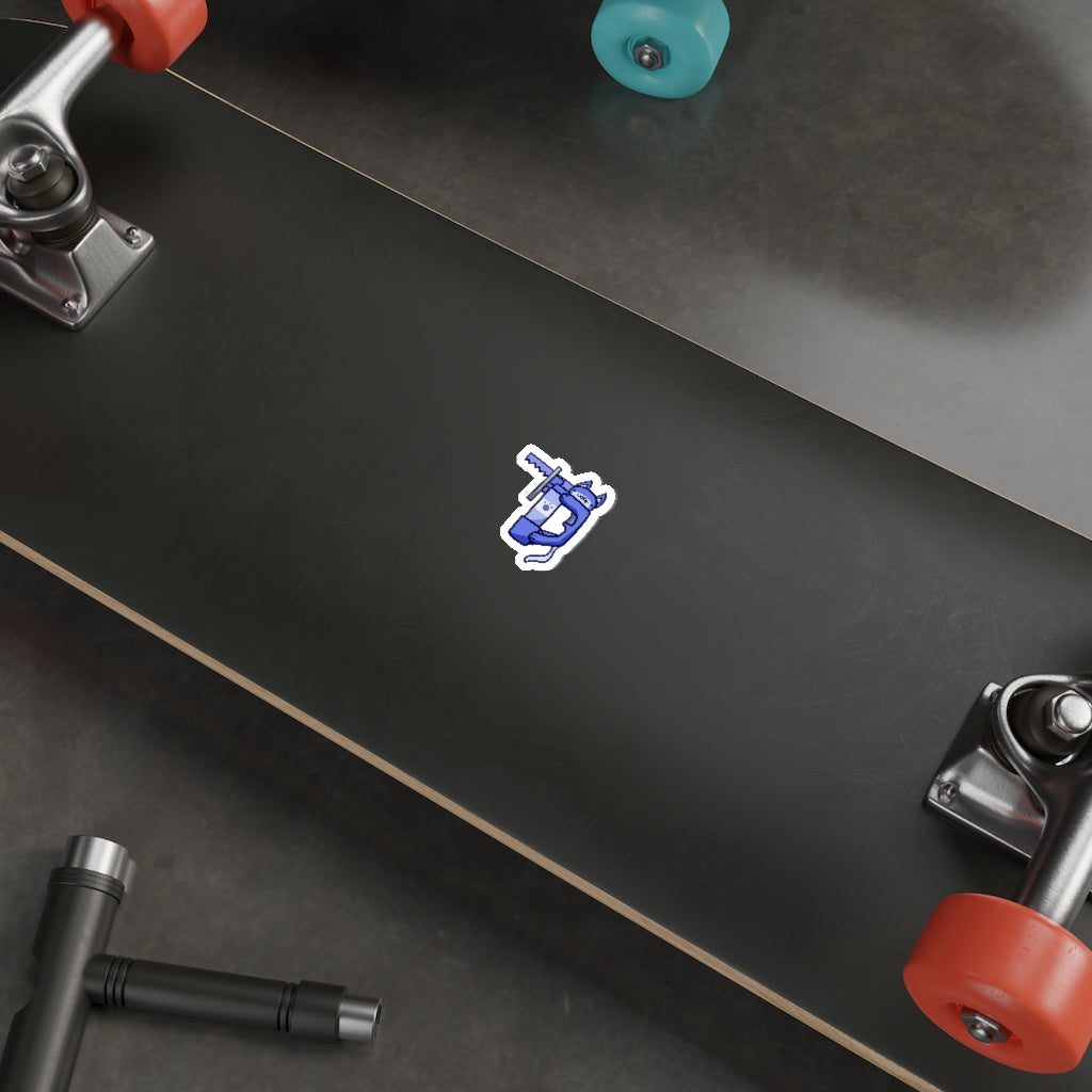 Jigsaw Cat Die-Cut Sticker