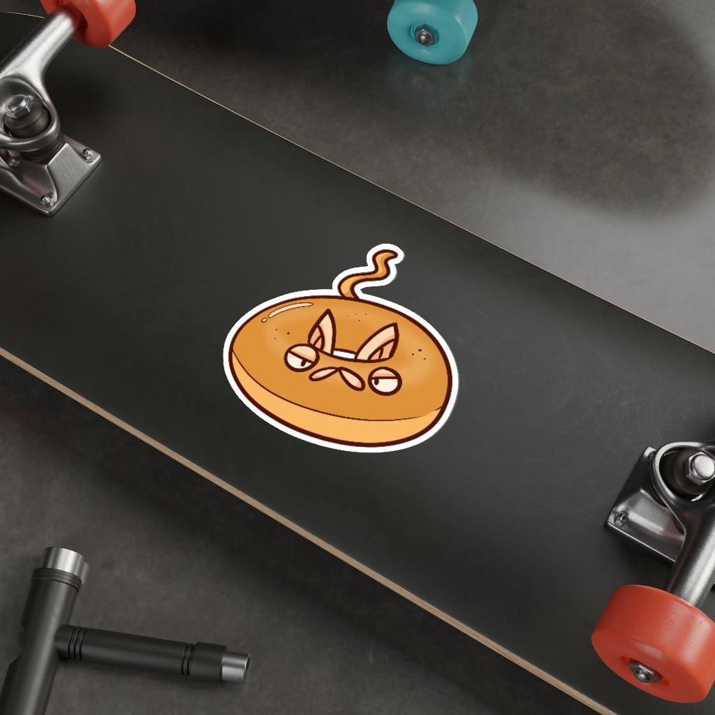 Bagel Cat Die-Cut Sticker