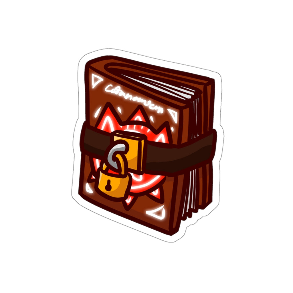 Grimoire Cat Die-Cut Sticker