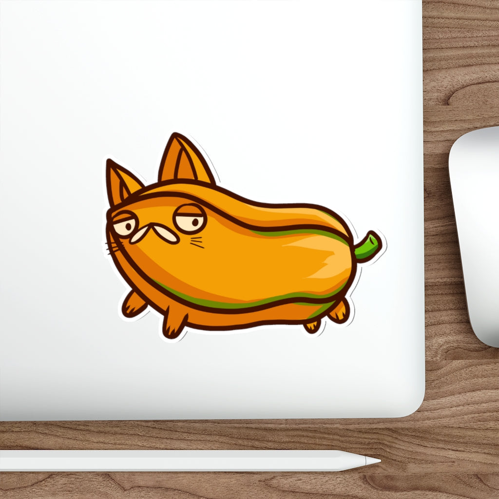 Papaya Cat Die-Cut Sticker