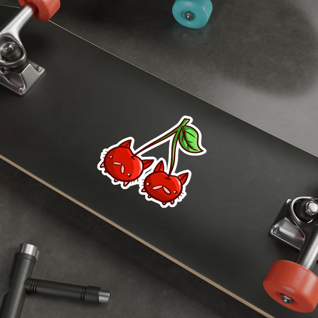 Cherry Cats Die-Cut Sticker