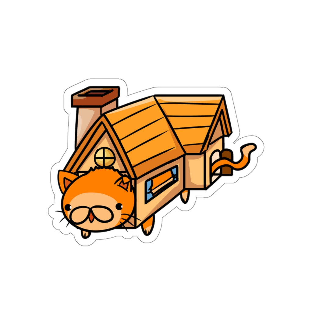 House Cat Die-Cut Sticker