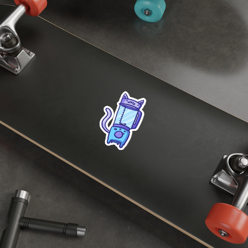 Blender Cat Die-Cut Sticker
