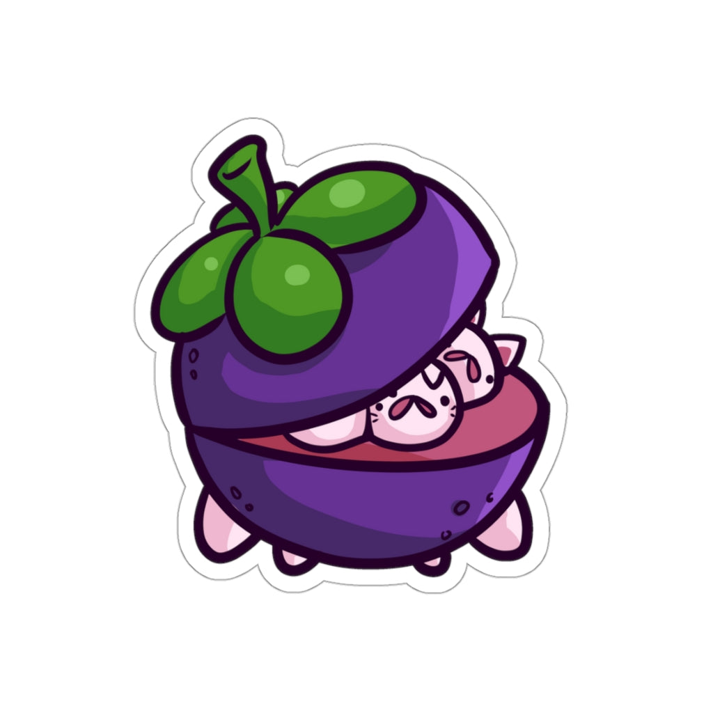 Mangosteen Cats Die-Cut Sticker